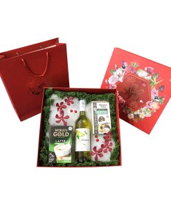 Hộp quà Rượu Tết - Mẫu xuân 01