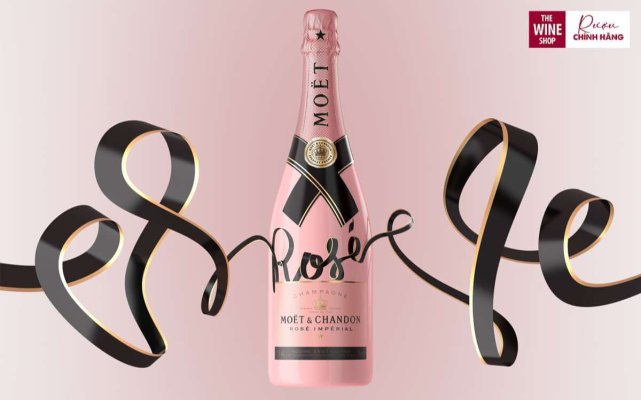 Rượu MOET CHANDON Rose Imperial Limited Naked nhập khẩu