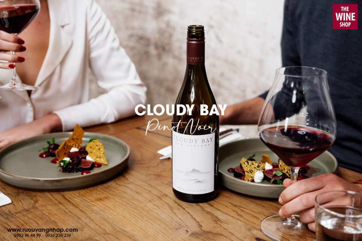Rượu vang Cloudy Bay Pinot Noir có nguồn gốc xuất xứ từ vùng Marlborough - New Zealand