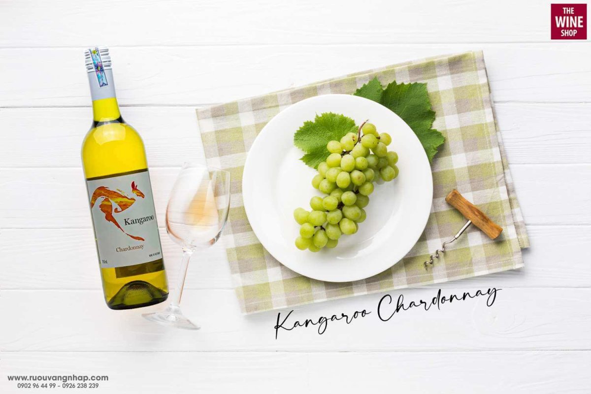 Kangaroo Chardonnay là dòng vang trắng có nhiều tầng hương trộn lẫn phức tạp