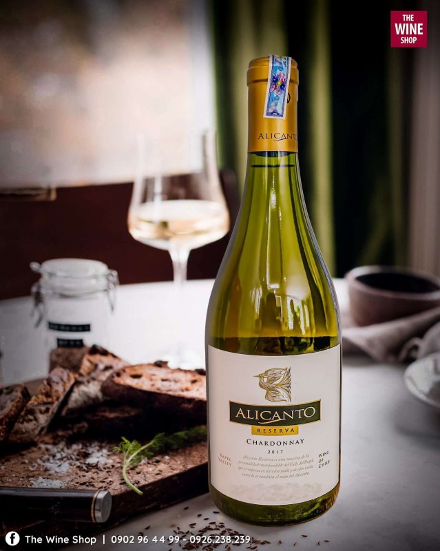 Rượu vang ALICANTO Reserva Chardonnay có thể kết hợp với hải sản, thịt nguội và pho mát