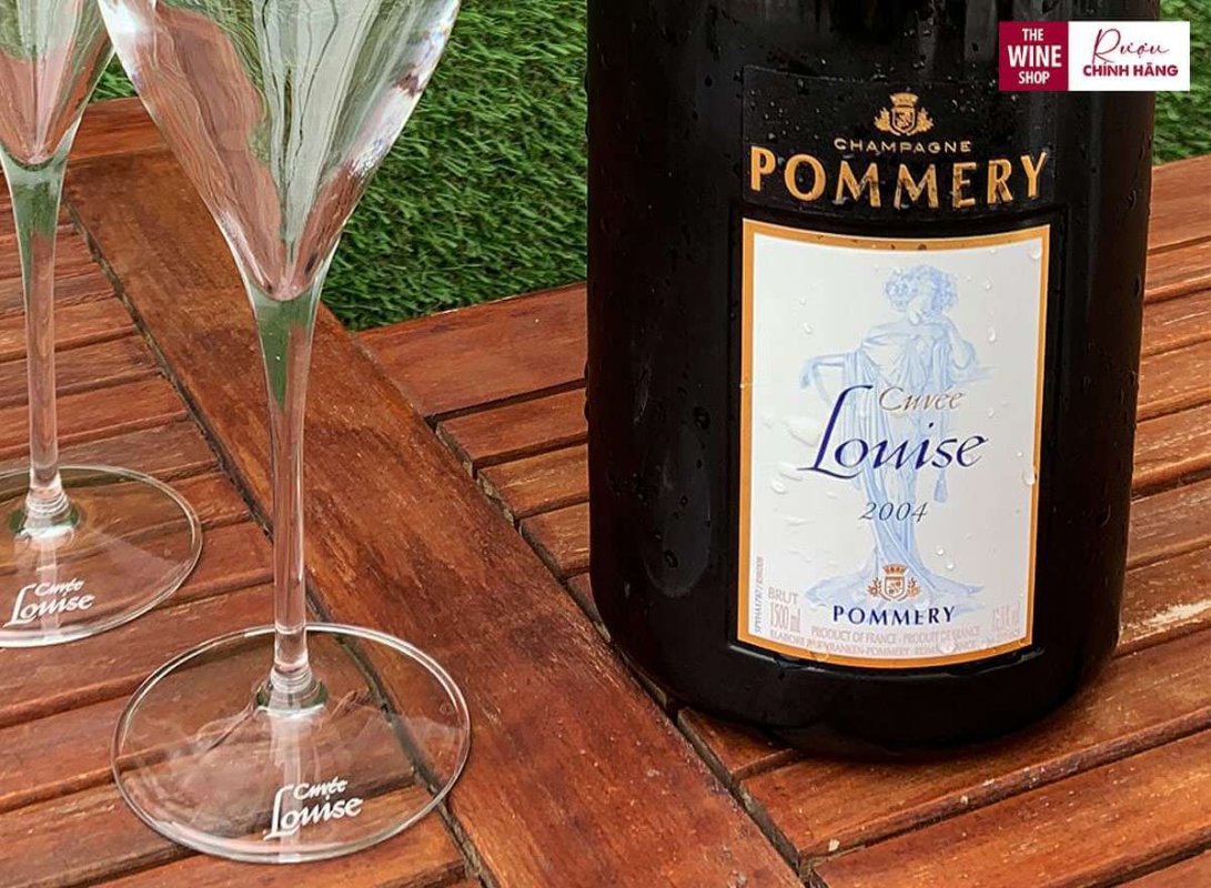 Đặt mua rượu champagne Pommery The Cuvee Louise 2004 chính hãng tại The Wine Shop