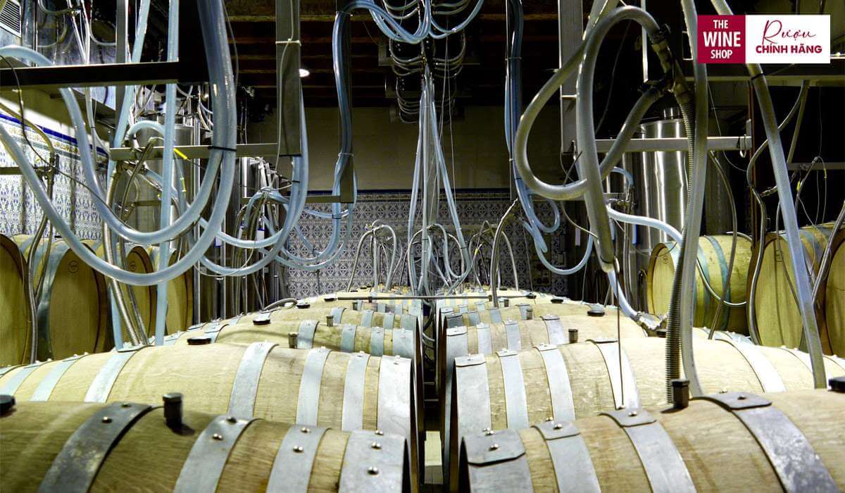 Rượu vang hồng Chateau d’Esclans được sản xuất với quy trình 6 công đoạn