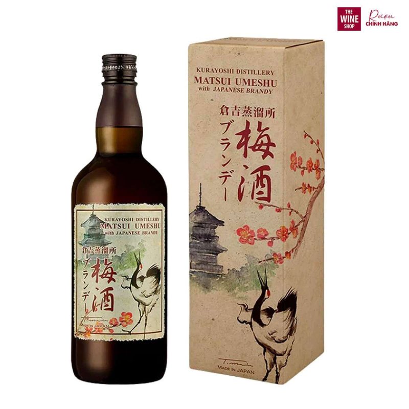 Rượu Mùi Matsui Brandy Umeshu có hương vị đại diện cho phong cách thanh lịch, sang trọng và đầy đủ