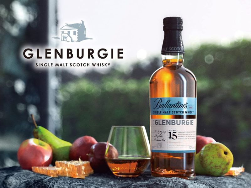 BALLANTINES 15YO Glenburgie - siêu phẩm whisky pha trộn cho các quý ông