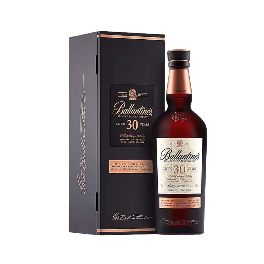 Sự đẳng cấp và tinh tế thể hiện trong rượu Ballantines 30 Yo nổi tiếng