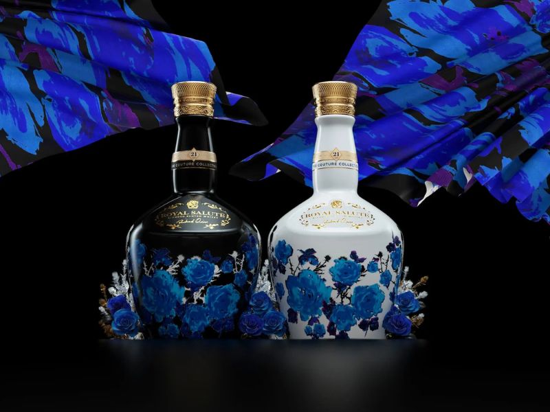 Rượu CHIVAS 21 Richard Quinn Black phiên bản giới hạn nhà Royal Salute