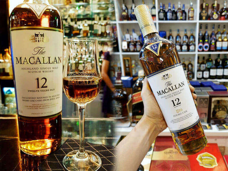 Cổ chai với hình chữ V in nổi thể hiện sự thanh lịch, sang trọng vốn có của Macallan