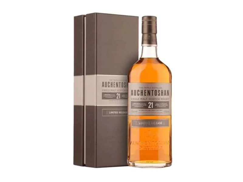 AUCHENTOSHAN 21YO mang sắc rượu vàng đậm cổ điển