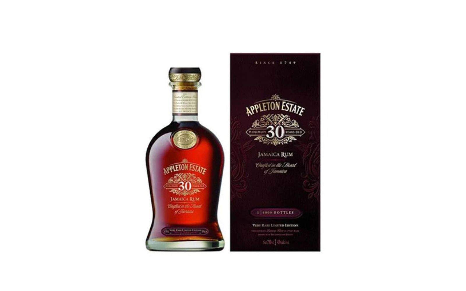 Appleton Estate 30YO là một chai rượu Rum, có xuất xứ từ Jamaica