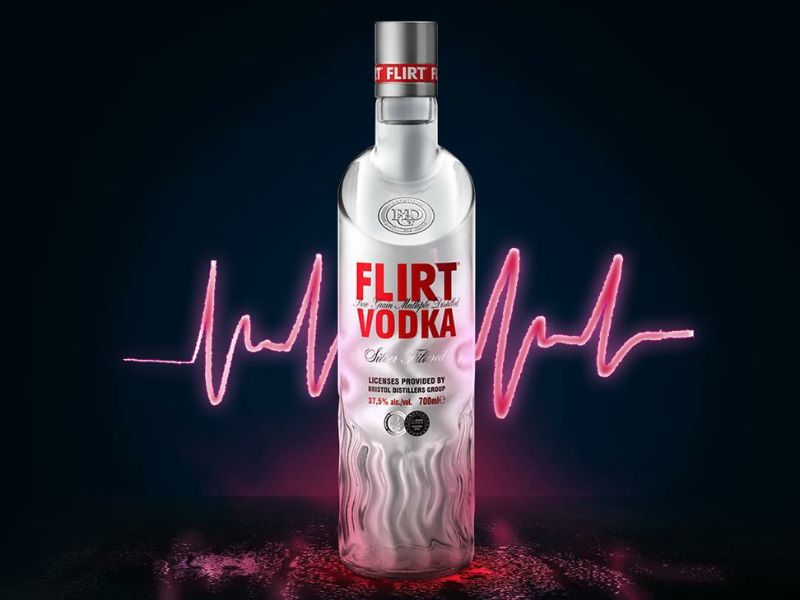 Flirt Vodka chinh phục giới sành rượu bởi hương vị êm dịu và hoàn hảo