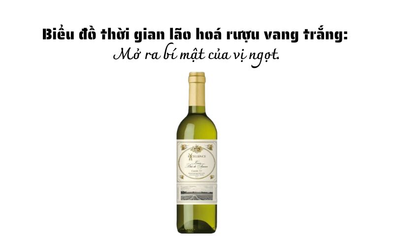 Biểu đồ thời gian lão hóa rượu vang trắng