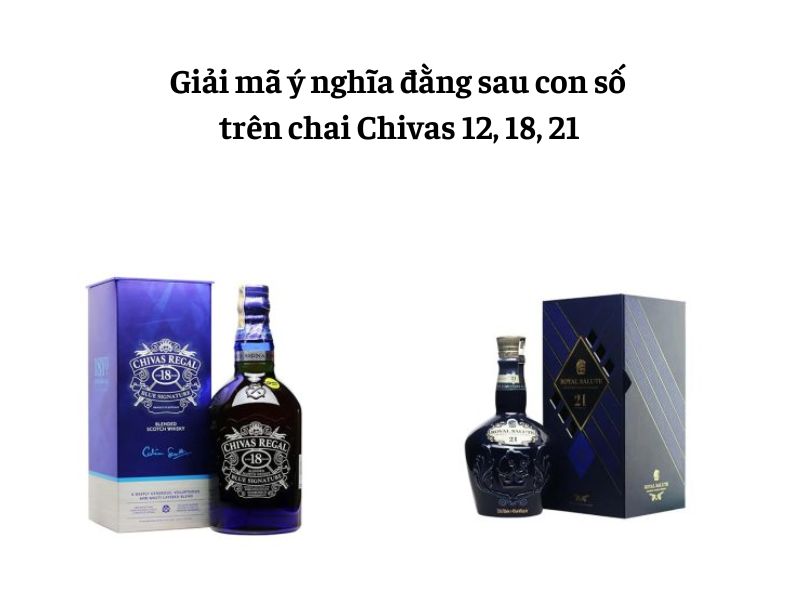 Sự thật về ý nghĩa con số đằng sau chai Chivas 12,18, 21