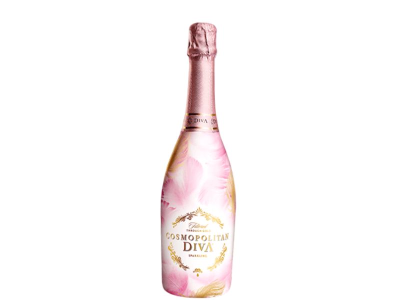 COSMOPOLITAN DIVA 75cl – Thiết kế vang sủi ấn tượng chinh phục mọi ánh nhìn