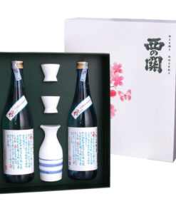 Hộp quà Đào Hoa Niên NISHINOSEKI Hiya 720ml