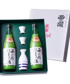 Hộp quà Đào Hoa Niên NISHINOSEKI Nigori Zake 720ml