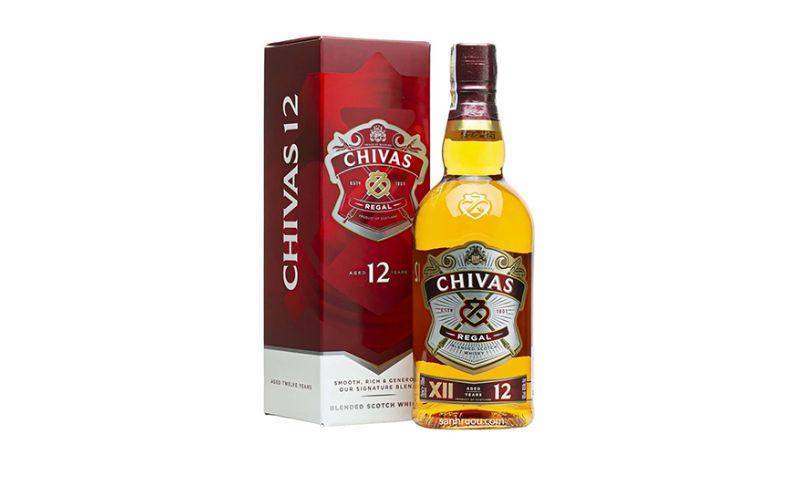 Chivas 12 là một chai Whisky ấn tượng với hương vị đậm đà