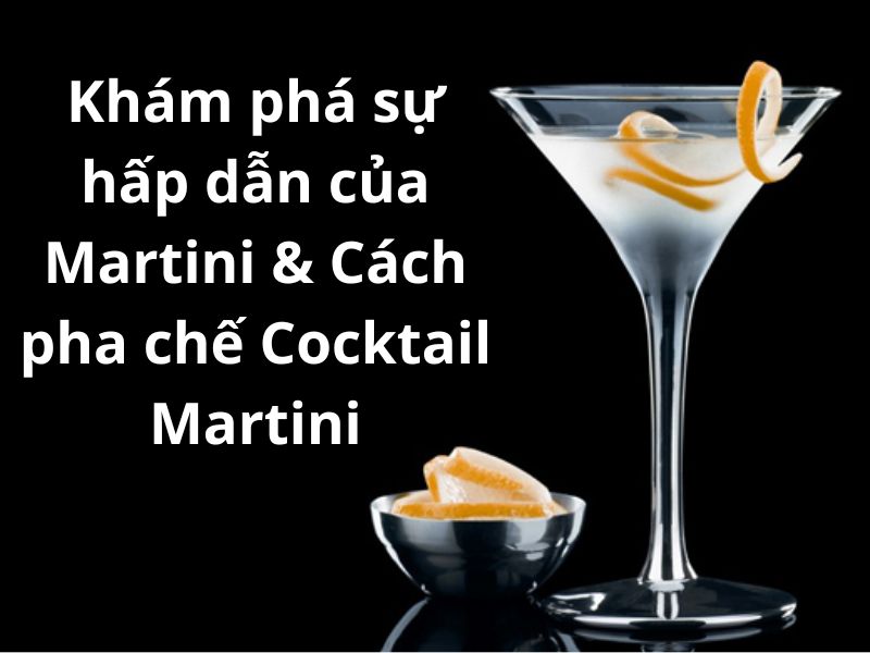 Khám phá sự hấp dẫn của Martini & Cách pha chế Cocktail Martini